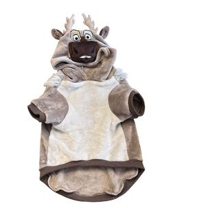 Frozen Sven Reindeer Dog Hoodie Costume - XL